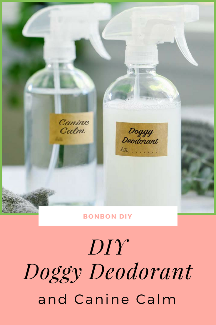 diy dog odor spray deodorant canine calm