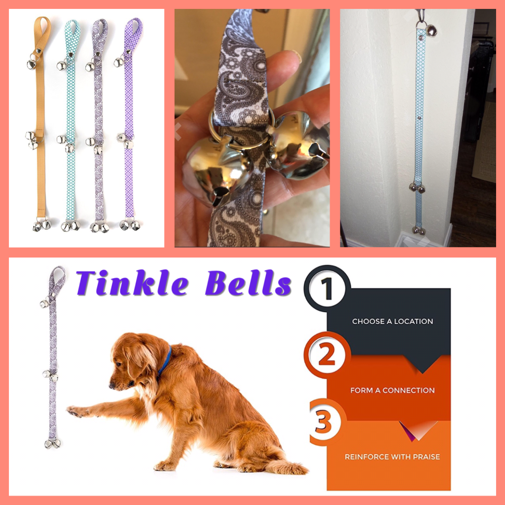 tinkle bells for house training breaking